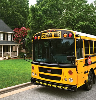 Thomas Saf-T-Liner EFX - Type D Front Engine Bus